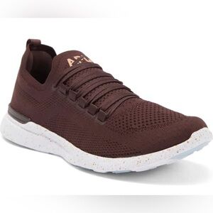 APL Women's TechLoom Breeze Maroon Speckled‎ Knit Athletic Shoes Size 7